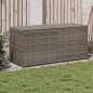 vidaXL Gartentruhe Grau 283L Poly Rattan vidaXL Gartentruhe Grau 283L Poly Rattan