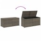 vidaXL Gartentruhe Grau 283L Poly Rattan vidaXL Gartentruhe Grau 283L Poly Rattan