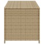 vidaXL Gartentruhe Beige 190L Poly Rattan vidaXL Gartentruhe Beige 190L Poly Rattan