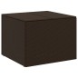 vidaXL Gartentruhe Braun 291L Poly Rattan vidaXL Gartentruhe Braun 291L Poly Rattan