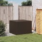 vidaXL Gartentruhe Braun 291L Poly Rattan vidaXL Gartentruhe Braun 291L Poly Rattan