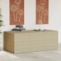 vidaXL Gartentruhe Beige 984L Poly Rattan vidaXL Gartentruhe Beige 984L Poly Rattan