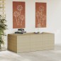 vidaXL Gartentruhe Beige 984L Poly Rattan vidaXL Gartentruhe Beige 984L Poly Rattan