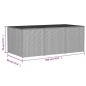 vidaXL Gartentruhe Beige 984L Poly Rattan vidaXL Gartentruhe Beige 984L Poly Rattan