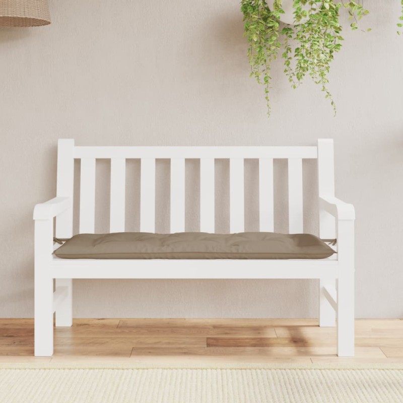 vidaXL Gartenbank-Auflage Taupe 120x50x7 cm Oxford-Gewebe vidaXL Gartenbank-Auflage Taupe 120x50x7 cm Oxford-Gewebe