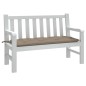 vidaXL Gartenbank-Auflage Taupe 120x50x7 cm Oxford-Gewebe vidaXL Gartenbank-Auflage Taupe 120x50x7 cm Oxford-Gewebe