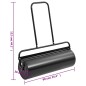 vidaXL Rasenwalze mit Griff Schwarz 63 L Eisen und Stahl vidaXL Rasenwalze mit Griff Schwarz 63 L Eisen und Stahl