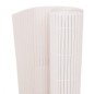 vidaXL Gartenzaun Doppelseitig 110x300 cm Weiß vidaXL Gartenzaun Doppelseitig 110x300 cm Weiß