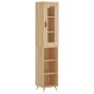 Highboard Sonoma-Eiche 34,5x34x180 cm Holzwerkstoff Highboard Sonoma-Eiche 34,5x34x180 cm Holzwerkstoff