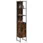 vidaXL Badschrank Räuchereiche 33x33x185,5 cm Holzwerkstoff vidaXL Badschrank Räuchereiche 33x33x185,5 cm Holzwerkstoff