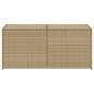 vidaXL Gartentruhe Beige 283L Poly Rattan vidaXL Gartentruhe Beige 283L Poly Rattan