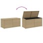 vidaXL Gartentruhe Beige 283L Poly Rattan vidaXL Gartentruhe Beige 283L Poly Rattan