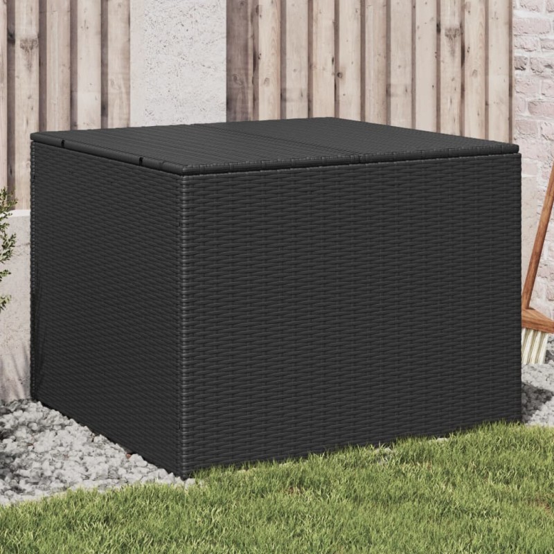 vidaXL Gartentruhe Schwarz 291L Poly Rattan vidaXL Gartentruhe Schwarz 291L Poly Rattan