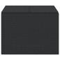 vidaXL Gartentruhe Schwarz 291L Poly Rattan vidaXL Gartentruhe Schwarz 291L Poly Rattan