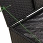 vidaXL Gartentruhe Schwarz 291L Poly Rattan vidaXL Gartentruhe Schwarz 291L Poly Rattan