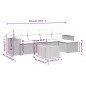 vidaXL 6-tlg. Garten-Sofagarnitur mit Kissen Beige Poly Rattan vidaXL 6-tlg. Garten-Sofagarnitur mit Kissen Beige Poly Rattan