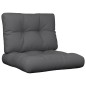 vidaXL Palettenkissen 2-tlg. Anthrazit Stoff vidaXL Palettenkissen 2-tlg. Anthrazit Stoff