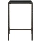 3-tlg. Gartenbar-Set mit Kissen Poly Rattan Braun 3-tlg. Gartenbar-Set mit Kissen Poly Rattan Braun