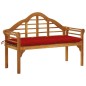 vidaXL Queen-Gartenbank mit Auflage 135 cm Massivholz Akazie vidaXL Queen-Gartenbank mit Auflage 135 cm Massivholz Akazie