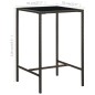 3-tlg. Gartenbar-Set mit Kissen Poly Rattan Braun 3-tlg. Gartenbar-Set mit Kissen Poly Rattan Braun