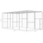 vidaXL Katzenkäfig 6x3x2,5 m Verzinkter Stahl vidaXL Katzenkäfig 6x3x2,5 m Verzinkter Stahl