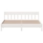 vidaXL Massivholzbett ohne Matratze Weiß 180x200 cm Kiefernholz vidaXL Massivholzbett ohne Matratze Weiß 180x200 cm Kiefernholz