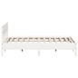 vidaXL Massivholzbett ohne Matratze Weiß 180x200 cm Kiefernholz vidaXL Massivholzbett ohne Matratze Weiß 180x200 cm Kiefernholz