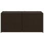 vidaXL Gartentruhe Braun 283L Poly Rattan vidaXL Gartentruhe Braun 283L Poly Rattan