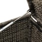 vidaXL Gartentruhe mit Rollen Grau 283L Poly Rattan vidaXL Gartentruhe mit Rollen Grau 283L Poly Rattan