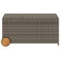 vidaXL Gartentruhe mit Rollen Grau 190L Poly Rattan vidaXL Gartentruhe mit Rollen Grau 190L Poly Rattan