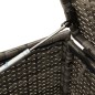 vidaXL Gartentruhe mit Rollen Grau 190L Poly Rattan vidaXL Gartentruhe mit Rollen Grau 190L Poly Rattan