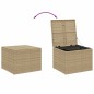 vidaXL Gartentruhe Beige 291L Poly Rattan vidaXL Gartentruhe Beige 291L Poly Rattan