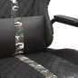 vidaXL Gaming-Stuhl mit Massagefunktion Tarnfarben Schwarz Kunstleder vidaXL Gaming-Stuhl mit Massagefunktion Tarnfarben Schwarz Kunstleder