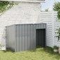 vidaXL Hundehütte mit Dach Anthrazit 153x91x110 cm Verzinkter Stahl vidaXL Hundehütte mit Dach Anthrazit 153x91x110 cm Verzinkter Stahl