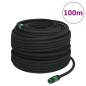 vidaXL Tropfschlauch Schwarz 0,6" 100 m Gummi vidaXL Tropfschlauch Schwarz 0,6" 100 m Gummi