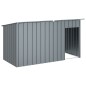 vidaXL Hundehütte mit Dach Anthrazit 196x91x110 cm Verzinkter Stahl vidaXL Hundehütte mit Dach Anthrazit 196x91x110 cm Verzinkter Stahl