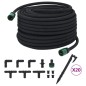 vidaXL Tropfschlauch Schwarz 0,6" 50 m Gummi vidaXL Tropfschlauch Schwarz 0,6" 50 m Gummi