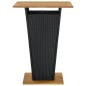 vidaXL 5-tlg. Gartenbar-Set mit Kissen Poly Rattan Schwarz vidaXL 5-tlg. Gartenbar-Set mit Kissen Poly Rattan Schwarz