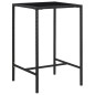 5-tlg. Gartenbar-Set Poly Rattan Schwarz 5-tlg. Gartenbar-Set Poly Rattan Schwarz