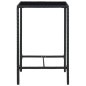 5-tlg. Gartenbar-Set Poly Rattan Schwarz 5-tlg. Gartenbar-Set Poly Rattan Schwarz