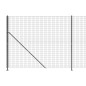 vidaXL Maschendrahtzaun mit Bodenflansch Anthrazit 2x10 m vidaXL Maschendrahtzaun mit Bodenflansch Anthrazit 2x10 m
