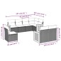 vidaXL 8-tlg. Garten-Sofagarnitur mit Kissen Grau Poly Rattan vidaXL 8-tlg. Garten-Sofagarnitur mit Kissen Grau Poly Rattan