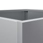 vidaXL Pflanzkübel 2 Stk. Silbern 49x47x46 cm Verzinkter Stahl vidaXL Pflanzkübel 2 Stk. Silbern 49x47x46 cm Verzinkter Stahl