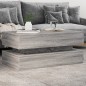 vidaXL Couchtisch mit LED-Leuchten Grau Sonoma 90x50x40 cm vidaXL Couchtisch mit LED-Leuchten Grau Sonoma 90x50x40 cm