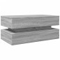 vidaXL Couchtisch mit LED-Leuchten Grau Sonoma 90x50x40 cm vidaXL Couchtisch mit LED-Leuchten Grau Sonoma 90x50x40 cm