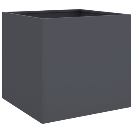 vidaXL Pflanzkübel Anthrazit 42x40x39 cm Kaltgewalzter Stahl
