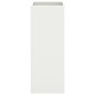vidaXL Pflanzkübel Weiß 32x27,5x75 cm Kaltgewalzter Stahl vidaXL Pflanzkübel Weiß 32x27,5x75 cm Kaltgewalzter Stahl