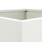 vidaXL Pflanzkübel Weiß 32x27,5x75 cm Kaltgewalzter Stahl vidaXL Pflanzkübel Weiß 32x27,5x75 cm Kaltgewalzter Stahl