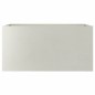 vidaXL Pflanzkübel Silbern 62x30x29 cm Edelstahl vidaXL Pflanzkübel Silbern 62x30x29 cm Edelstahl