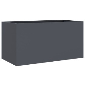 vidaXL Pflanzkübel Anthrazit 62x30x29 cm Kaltgewalzter Stahl